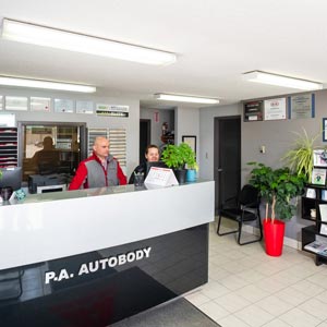 Auto Body Front Counter